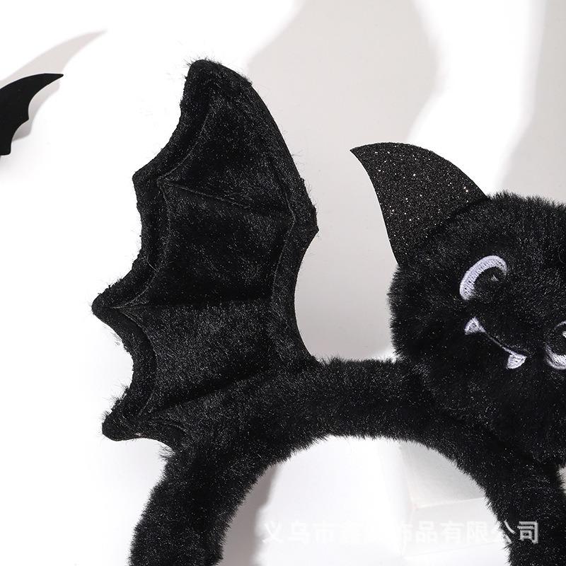 Halloween Party Holiday Photo Show Black Bat Wings Cute Headband Hair Accessories