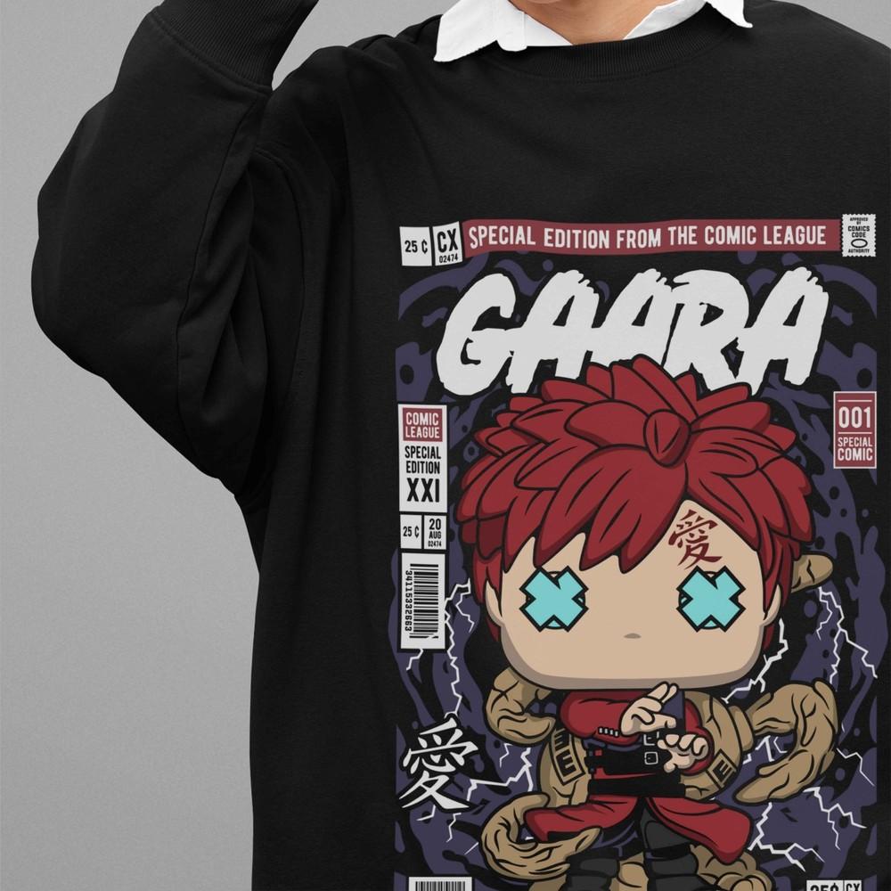 

Naruto Anime Sweatshirt Gaara Sweater Itachi Pain Sweat Rock Lee Unisex Pullover 4XL