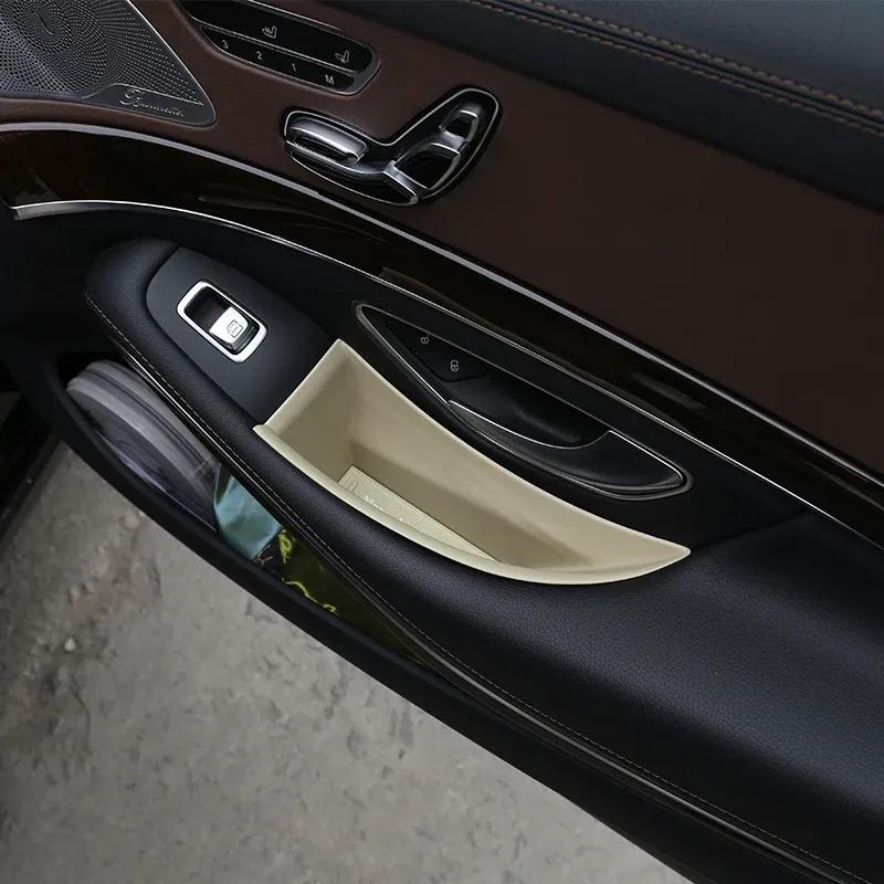 LHD For Mercedes Benz W222 S-Class S300 S320 S350 S400 Car Accessories Car Front Door Storage Box Container Holder Tray