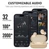 TOZO T10 Bluetooth Sans Fil Son Chaud Compact et avec Annulation de Bruit ENC pour Application Personnalisée IPX8 Jusqu'à 55 Heures de Charge Sans Fil Rapide Continue Parfait