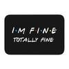 Classic Friends TV Show Funny Quotes Printed Front Door Mat Anti-Slip Waterproof Doormat Floor Bath Rug Kitchen Entrance Carpet