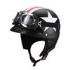 Lishi Retro Leather Motorcycle Helmet