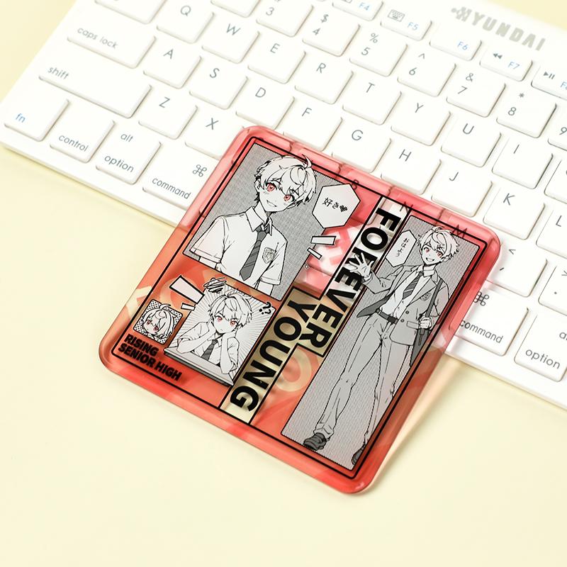 Vograce Custom Acrylic Hinged Folding Screen Standees Low MOQ Novelty Gifts 10*10cm