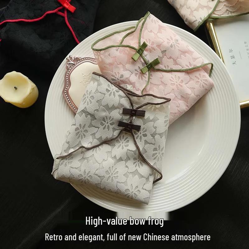 A Li Women's Antibacterial Lace Mid-Waist Briefs 3-Pack