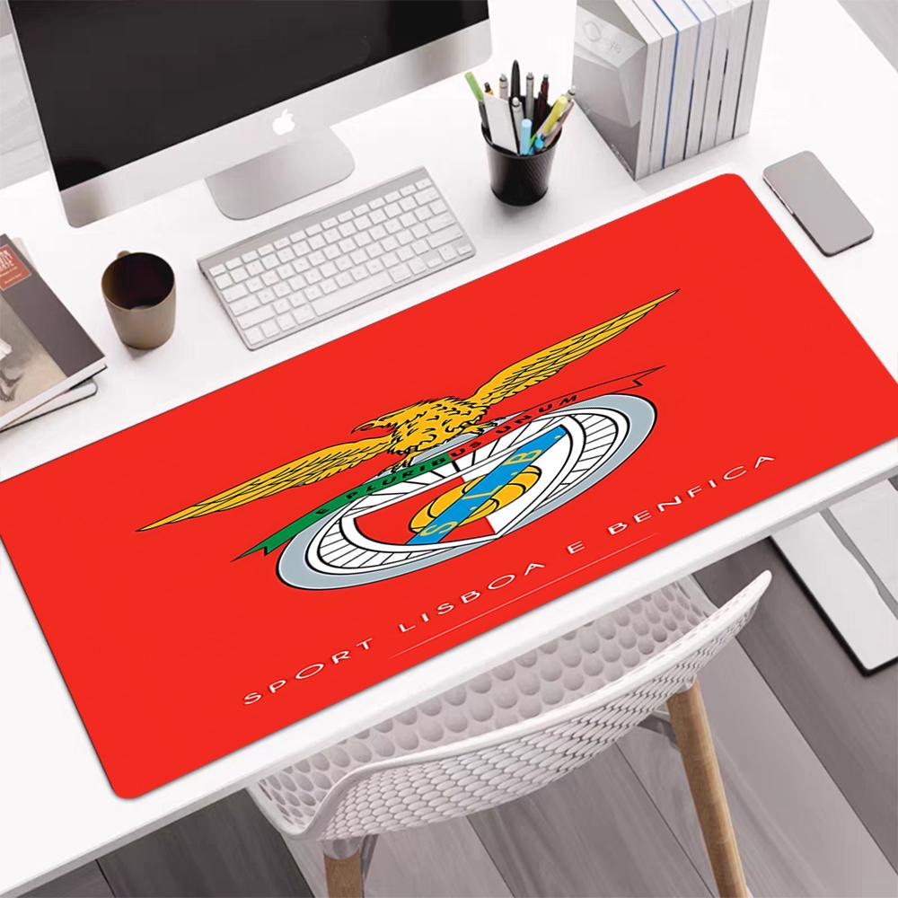 S.L. Benfica Thema Mauspads, Rutschfeste Gummiunterseite, Multifunktionales Büro- & Heimdekor, Perfekt für die Personalisierung des Arbeitsplatzes.