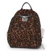 Leopard Print Bag Women's Backpack Student Schoolbag