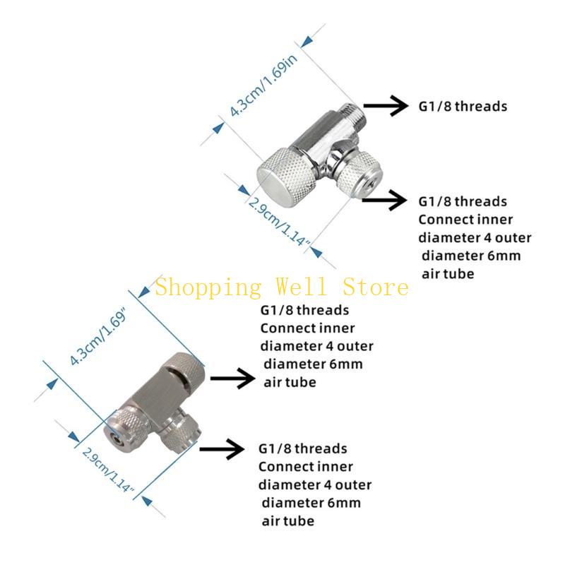 KX4B Aquarium Plants CO2 Regulator Valve-Regulator Diffuser Single-Head Dual-Head