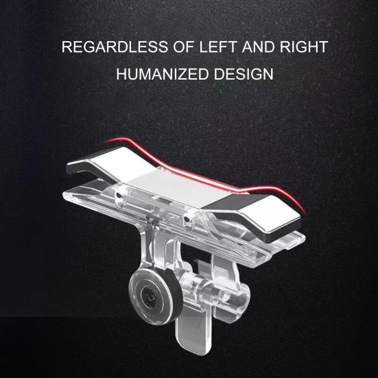 2Pcs E9 Gaming Multifunctional Stable Gaming Triggers Portable Joystick Trigger Gamepads for Mobile