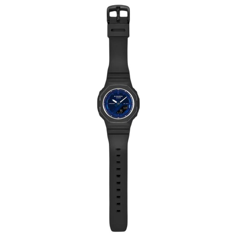 CASIO DIGITAL series 200 meters waterproof Quartz resin strap women s watch blue dial GMA-P2110SC-2AJF синий