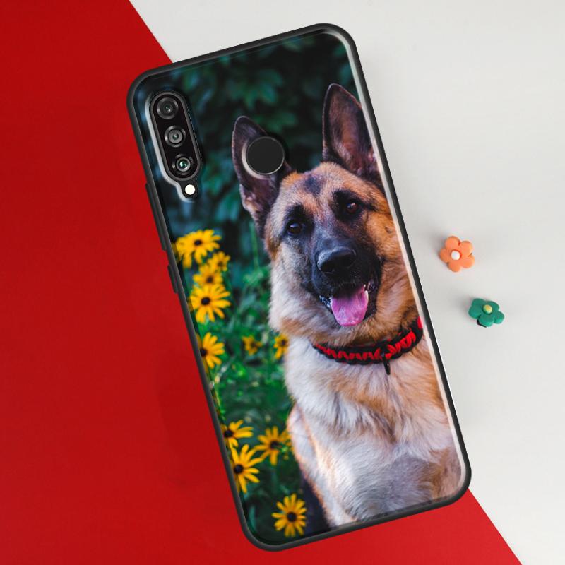 German Shepherd Dog Case For Honor 50 8X 9X 10i Cover For Huawei P30 P40 Lite P50 P20 Pro P Smart 2019 Nova 5T