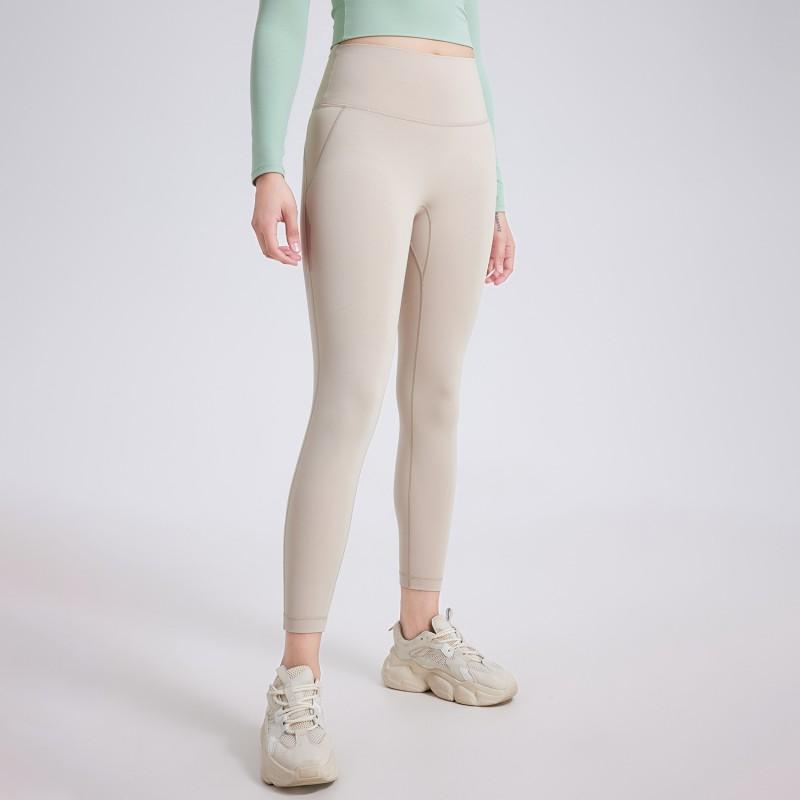 High Waist Seamless Yoga Pants With Pockets Womens Stretch Fitness Leggings Running Gym Workout