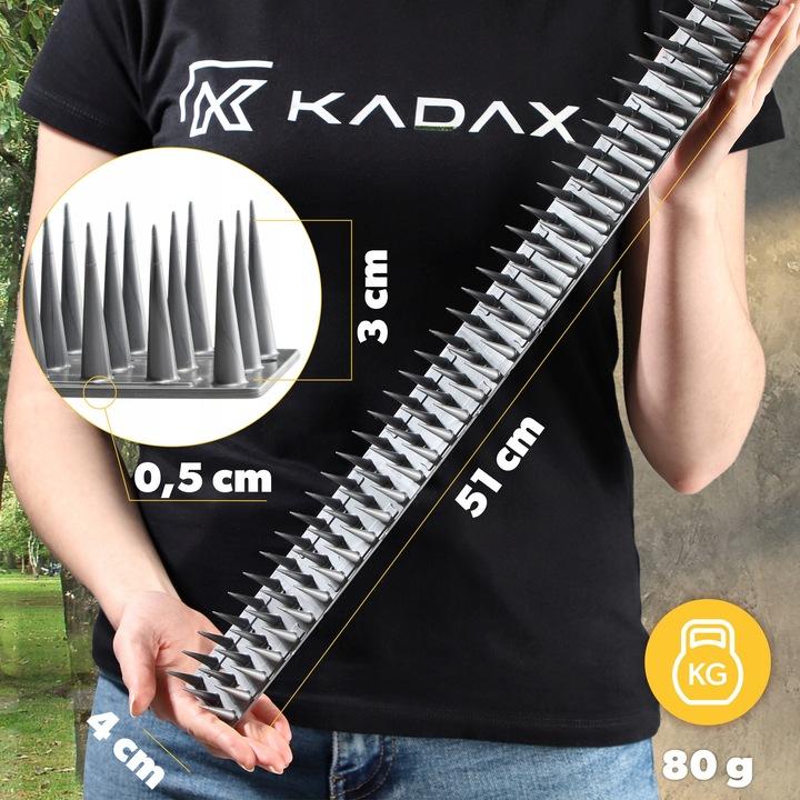 Kunststoff-Vogelschutzspikes Tauben Dicht 6 Stück 3,06m