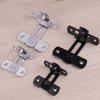 2x Sliding Door Lock Indoor Privacy Lock Wood Gate Barn Door for Latch Stainless Steel Flip Locks Heavy Duty Door Hasp f
