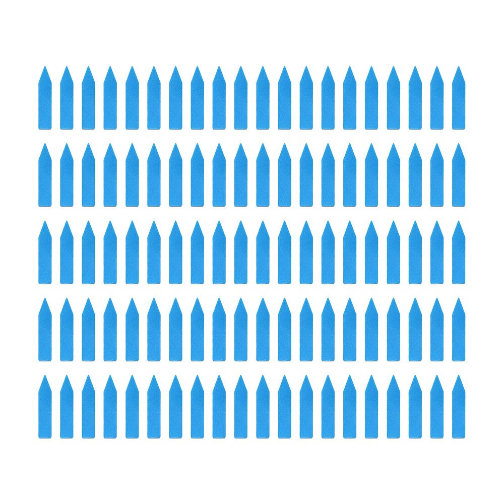 100Pcs 5*1cm Waterproof Plastic Plant Tags Garden Plant Labels Nursery Markers Flower Pots Seedling Labels Tray Garden Tools