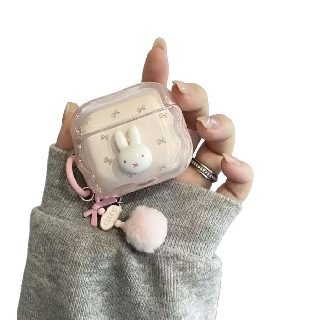 Cute Miffy Rabbit for Apple AirPods 1 Bluetooth headset case AirPods pro1 headset soft case