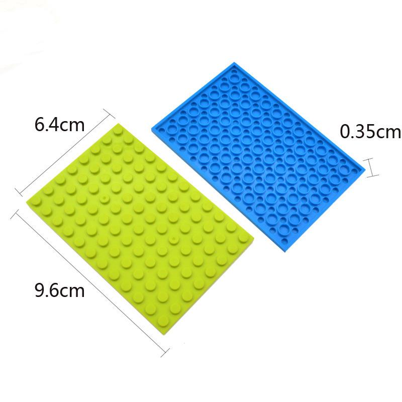 5pcs DIY Building Blocks 8x12 Dots Thin Figures Bricks 12Color Educational Creative Size Compatible With Brand Toys for Children