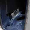 Used Lilium Micro Satchel (10833) 29046 7922 Lily Flower Applique 2-Way Shoulder Bag with T Logo, Navy, Women's from