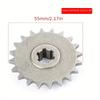 Original Motorcycle Front Gearbox Sprocket T8F 11T 13T 14T 17T 20T Small Sprocket Suitable for 47cc 49cc Minimoto