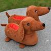 Dachshund Plush Slippers - Cozy Winter Bedroom Footwear