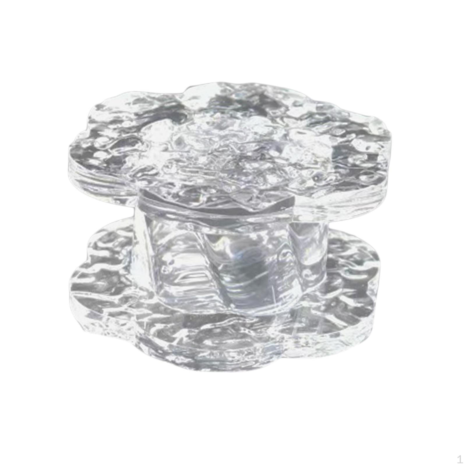 

Round Display Stand Showing Acrylic Clear Cylinder for Bracelets Action Figures Dolls 8.5cmx4.5cm