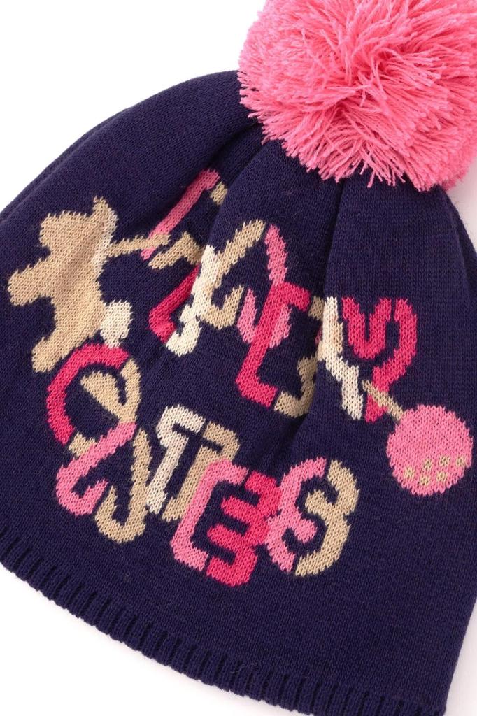 Unisex knit cap logo Hat Golf FR [Pearly Gates] (chain pattern) / / 053-4287011 121_Navy