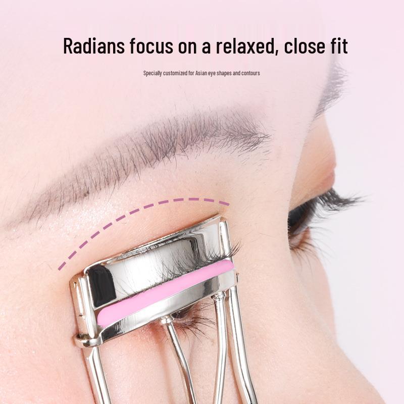 Sunflower Macaron Eyelash Curler: Long-lasting, Beginner-Friendly, Portable Stainless Steel Curler