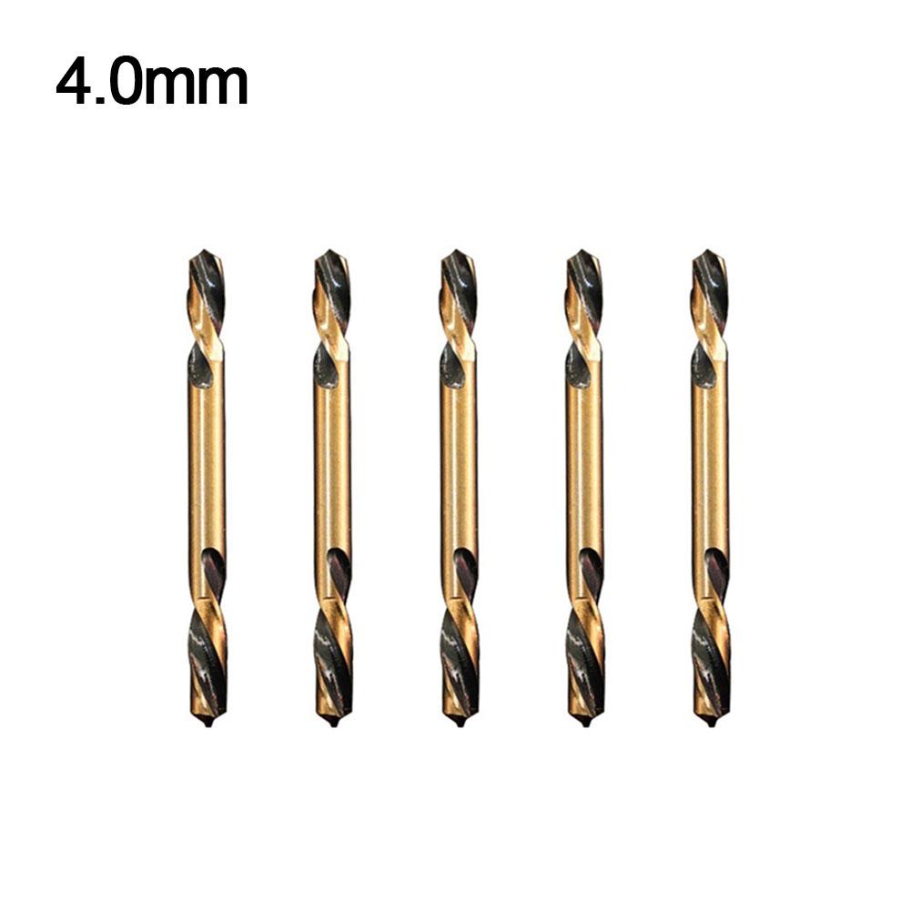 HSS Double Headed Auger Drill Bits Set 5pcs Perfect for Drilling Wood and For Metal with Hand and Electric Drills