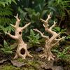 3D Printed Breeding Box Accessory 2Pcs Jumping Spider Tree, Hiding Cave, Hermit Crab Climbing Decor for Compact Shelter Small Pets Reptile Habitat