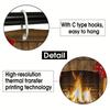 4Pcs Bathroom Shower Curtain Set Christmas Fireplace Pattern Bathroom Curtain With 12 Hooks Non Slip Rugs Toilet Cover Mat Bathroom Partition