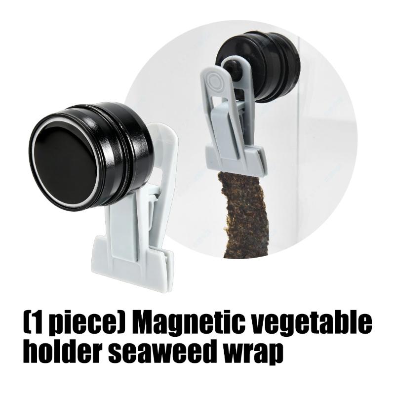 Magnetic Seaweed Feeding Clip For Aquariums Vegetable Feeder Clip for FishTanks With Strong Hold Easy Installation