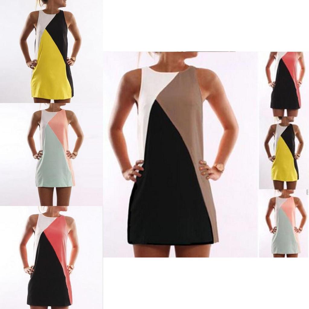 Women Sexy Sleeveless Dress Elegant Mini Dress Ideal For Parties And Casual Events**