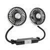 Type C Powered Car Fan with Two Levels of Light Brightness Adjustment