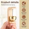 Wooden Doorbell Suction Type Entrance Wind Chime Solid Wood Door Opening Reminder Bell for Home Doorway Housewarming Gift