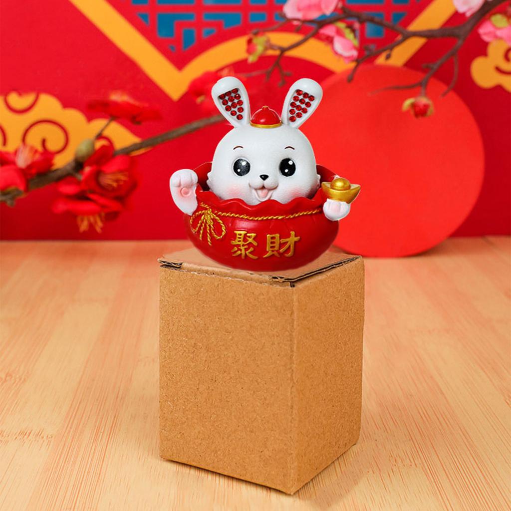 Cute Ornament Resin Material Multicolor Decoration for Household and Office Desktop