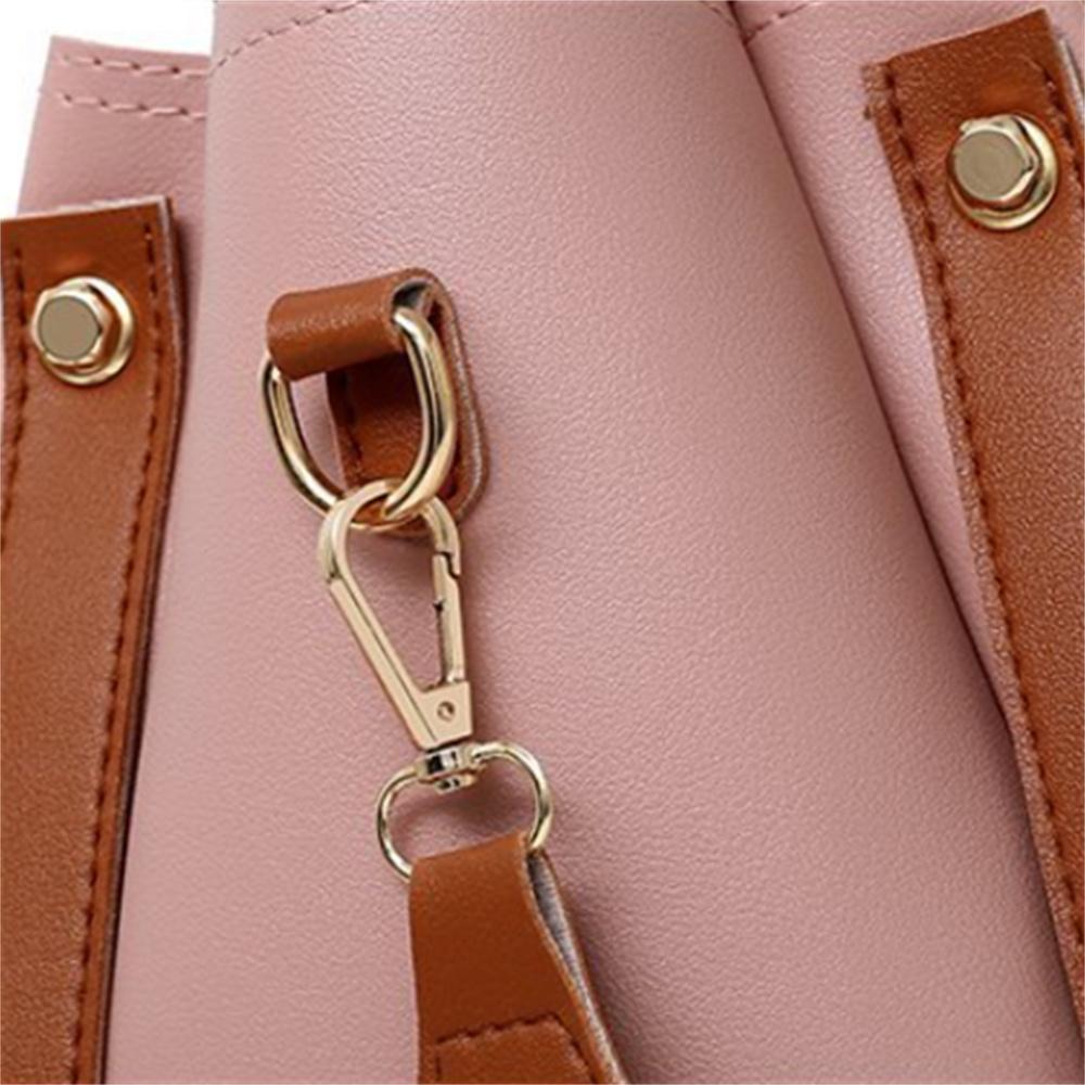 New European And American Fashion Four-Piece Handbag Shoulder Messenger Bag Bucket Bag