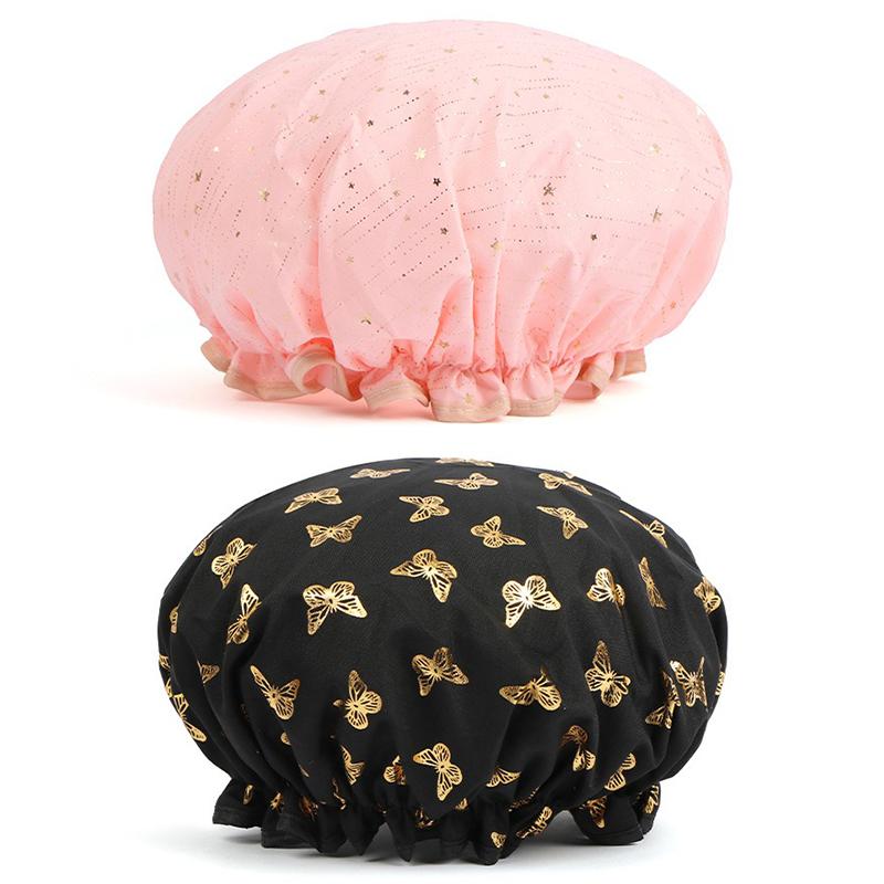 Shower Caps Waterproof  Donuts for Hair Bathing Cap for Women Swimming Cap Shower Shower Suit Bonnet Douche