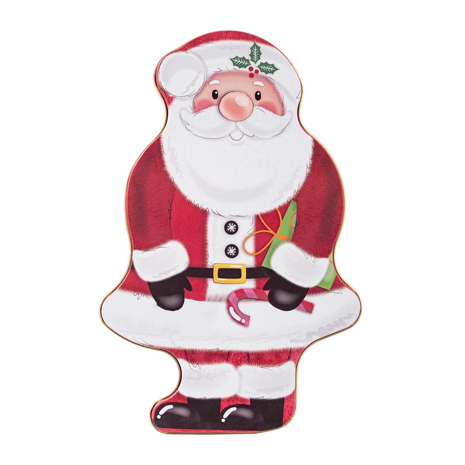 

Креативная рождественская банка для печенья, жестяная коробка для конфет с крышкой, жестяной контейнер для конфет, переносная коробка для конфет с крышкой