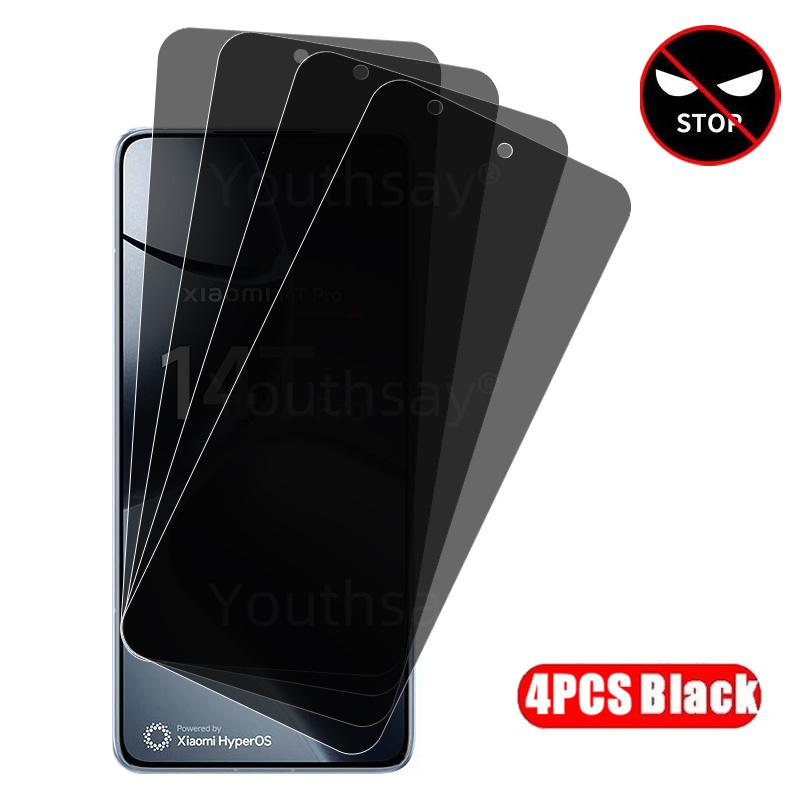 Privatumo ekrano apsauga Xiaomi 14T Grūdintas stiklas Xiaomi 14T Pro Anti-spy Apsauginė plėvelė telefonui Xiaomi 14T