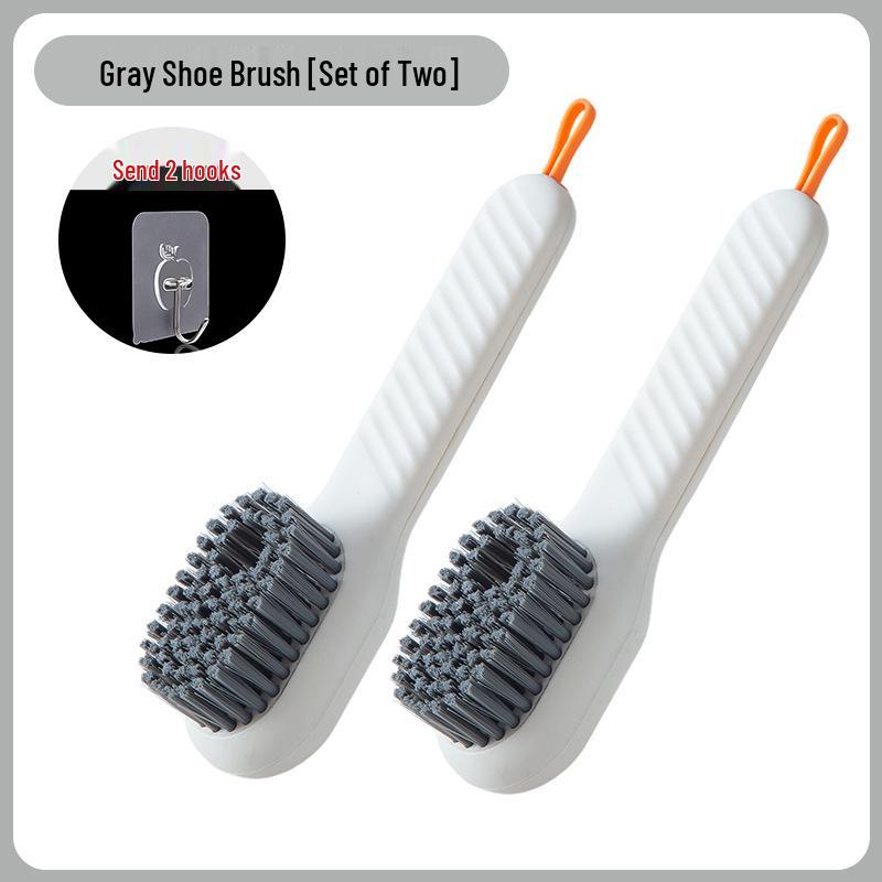 Homejia Press-Type Soft Bristle Shoe Cleaning Brush