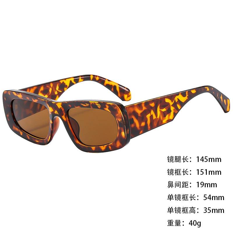 Sunglasses Wide Legs Small Frame Vgo88 Foreign Trade Square Fashion Trend Cat Eye Sunglasses