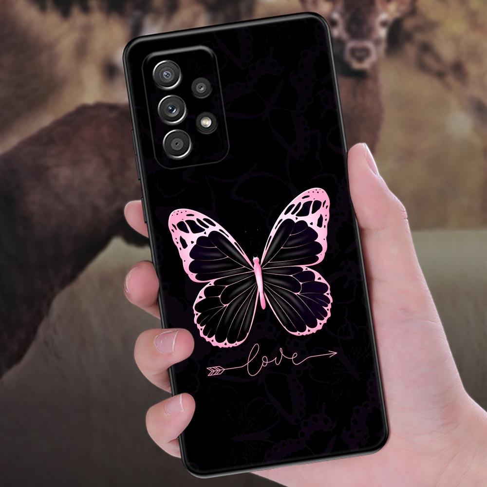 Butterfly Love Beautiful Funda For Samsung Galaxy A56 A55 A36 A26 A16 A54 A52 A72 A35 A34 A25 A21S A14 A06 Case Soft Phone Cover