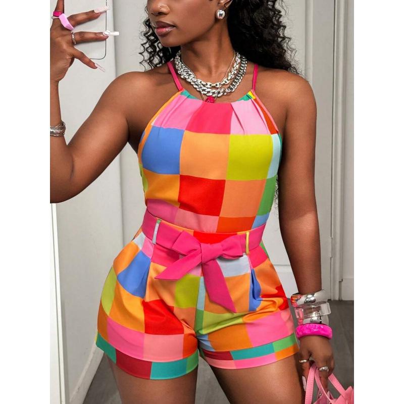 

29510 Women s Printed Two-Piece Set - Fast Selling Cross-Border Fashion Small