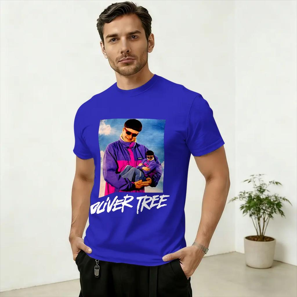 Sänger Oliver Tree 1993 bis 2026 T-Shirt Strand Beliebte T-Shirts Unisex 100% Baumwolle Atmungsaktiv 4XL 5XL 6XL T-Shirts Kurze Ärmel T-Shirt