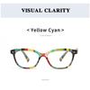 Retro Chequer Colorful Women Reading Glasses with Presbyopia Eyeglass High-Definition Anti Blue Light Men Eyewear +1.0+1.5+2.0+2.5