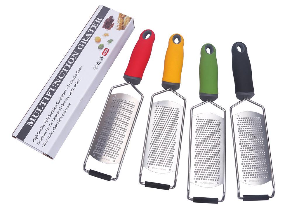 304 Stainless Steel Cheese Grater & Lemon Zester with Protective Cover