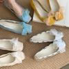 Fashion IPPEUM Mary Janes Shoes 2025 New Blue Ballet Flats Fashion Pumps Flat Ballerina Shoes For Women