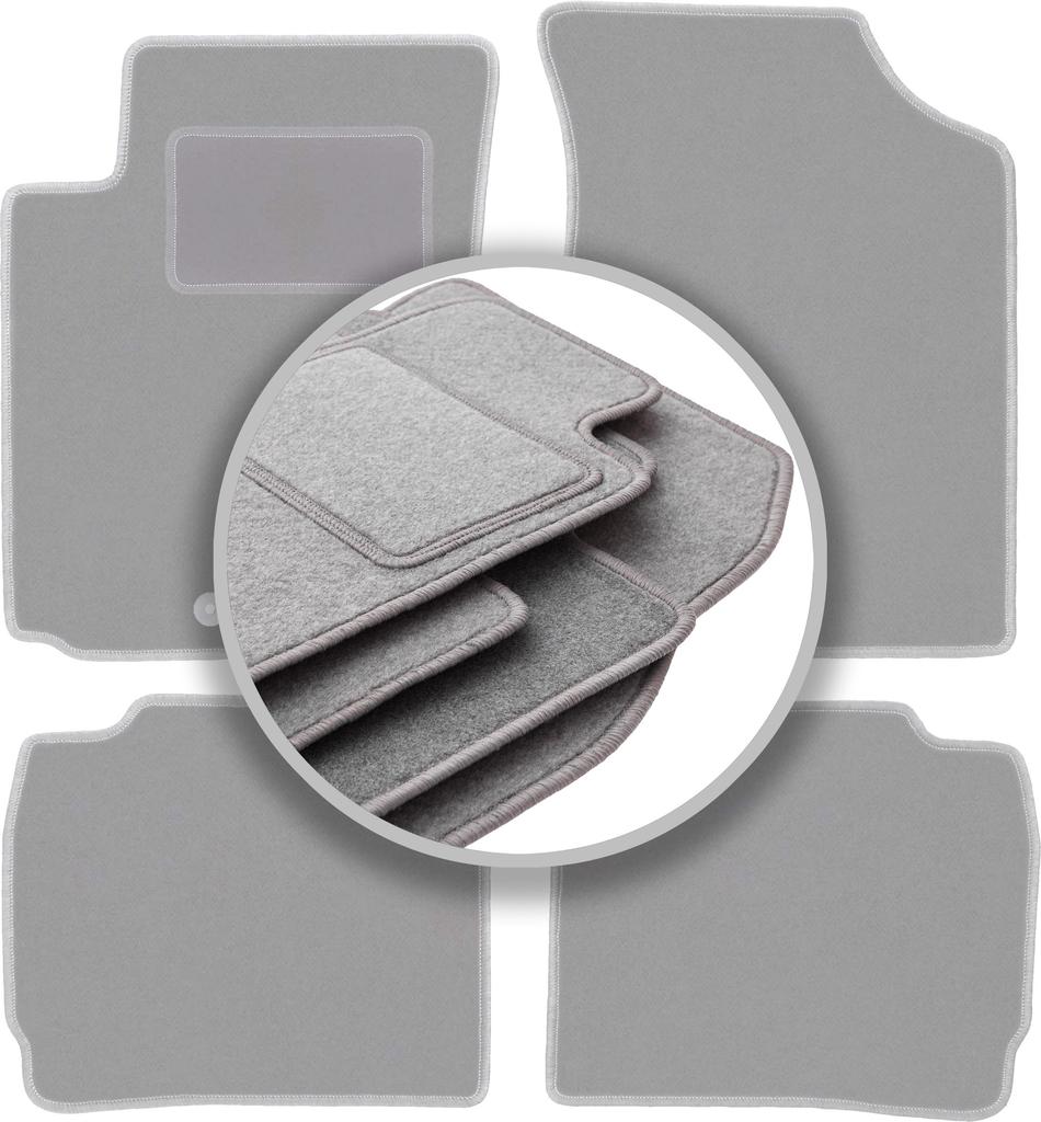 Gray car mats for: Hyundai Accent MC hatchback, sedan (2005-2011)