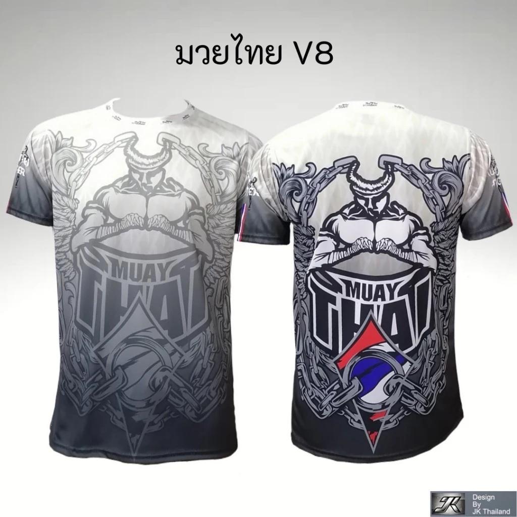 Muay Thai T-Shirt Kick Boxing 3D Print Vintage Training UV Protect Quick Dry Men Women Unisex Short Sleeve Round Neck MMA Mix Martial Art