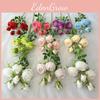 No Ip Elegant Rose Artificial Flowers With Silk Material For Wedding And Party Decoration