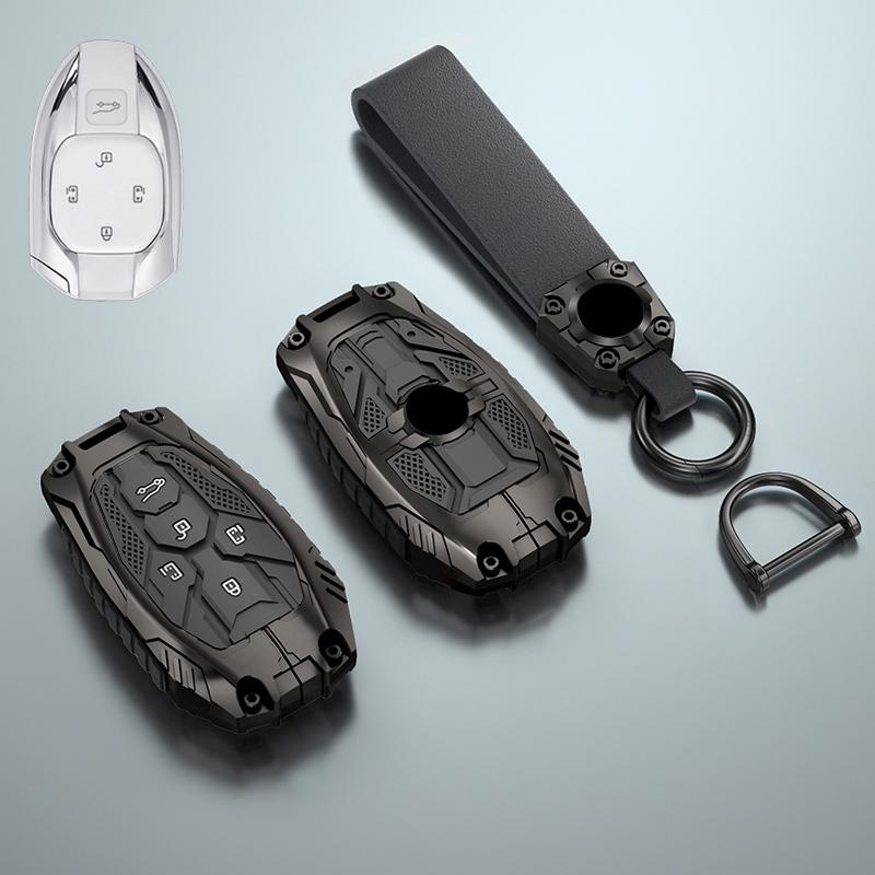 Zinc Alloy Auto Smart Key Fob Cover Case Housing Fit For Trumpchi Gac Empow J11 J12 J13 J14 J15 J16 Gs8 Protector Auto Accessories